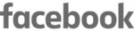Logo Facebook gris